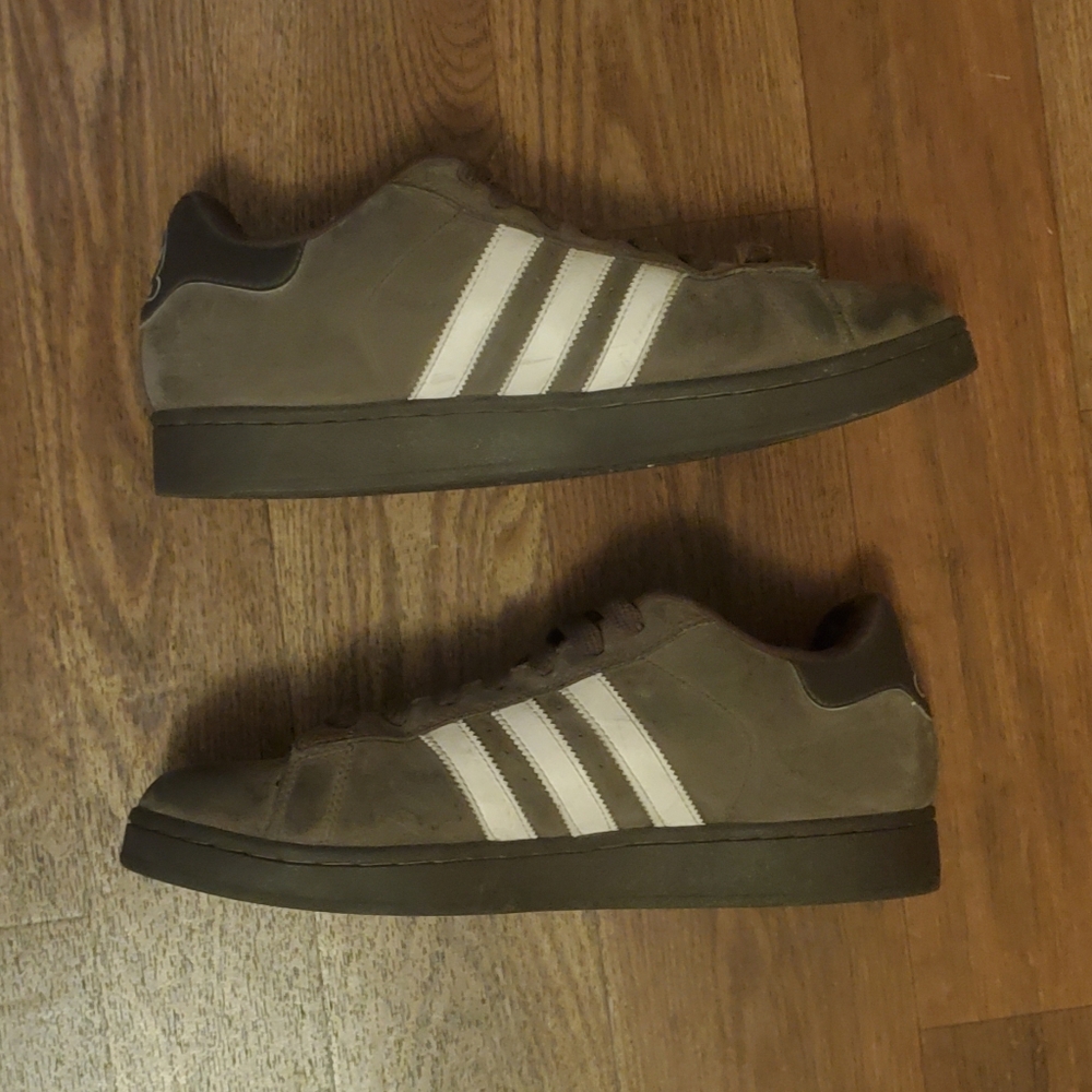 Men's ADIDAS 00's Campus ST Sz 12 Sneakers Brown EUC